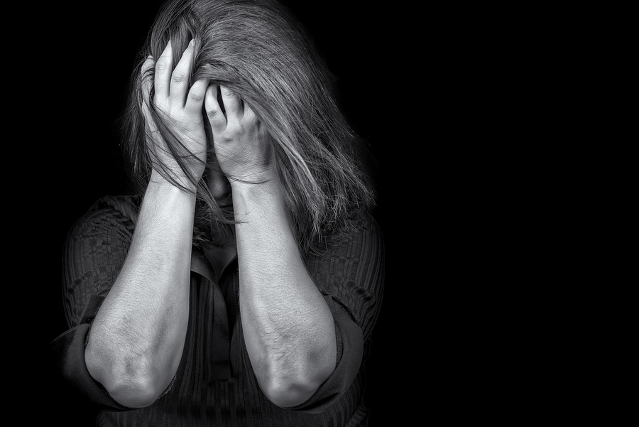 stressed woman