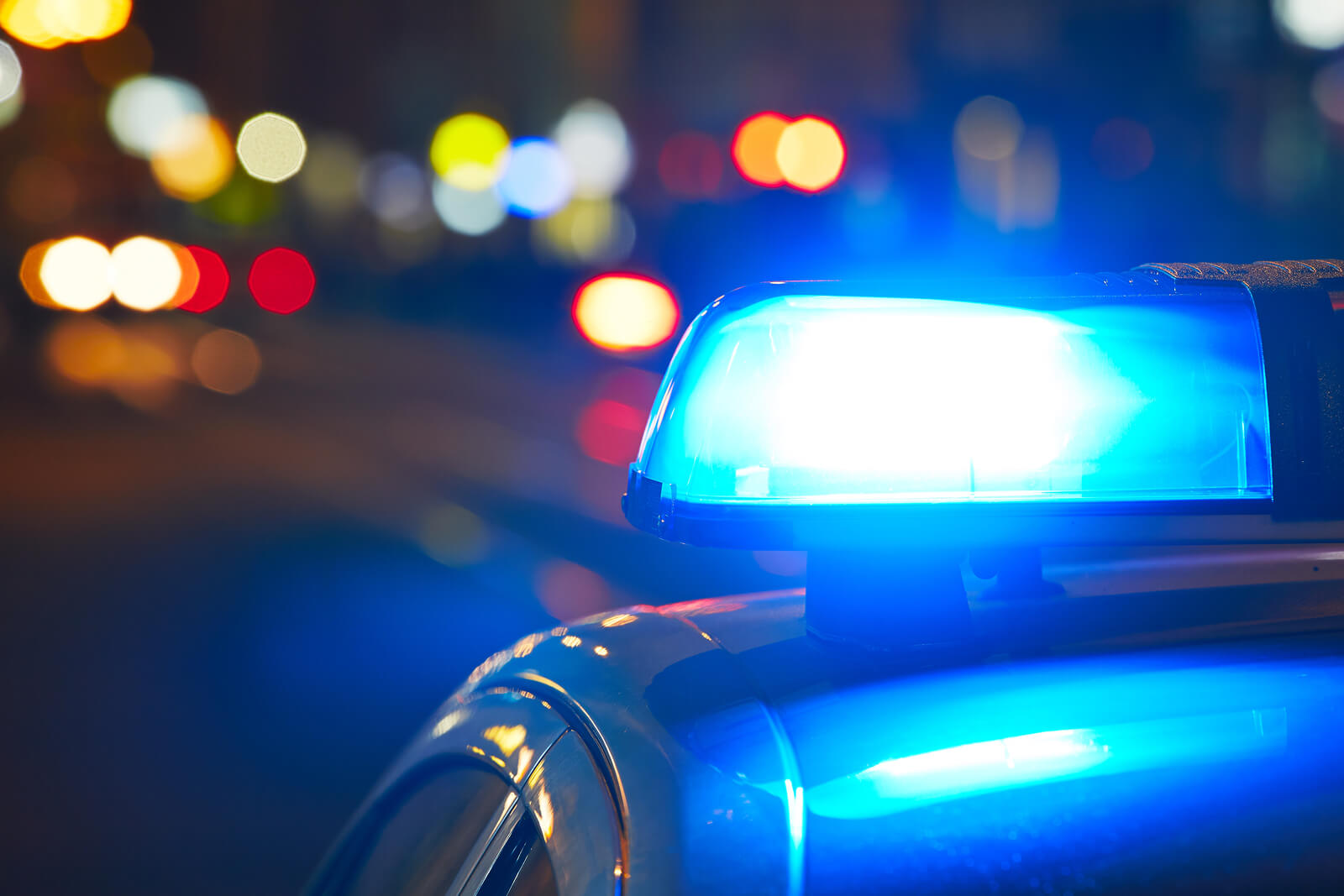 police siren during a spice arrest