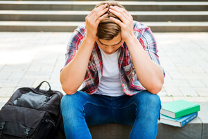 Male victims and survivors of assault on school campuses.