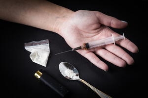 Dangers of injecting drugs.