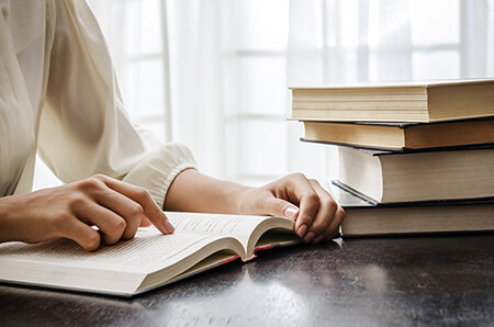 student studying 