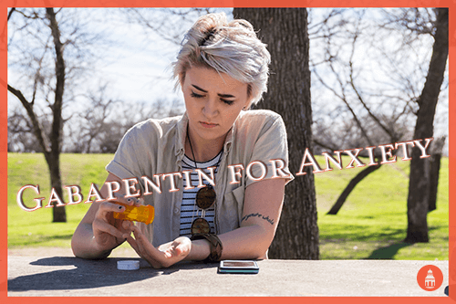 woman pouring gabapentin into hand for anxiety management
