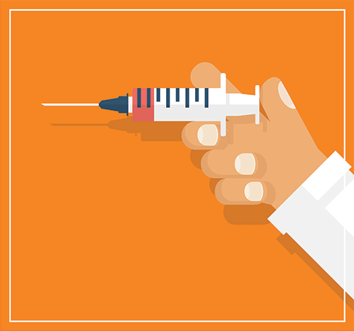 medical injection of drugs