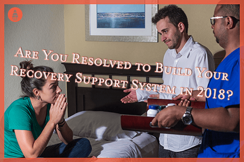 group of people supporting each other in recovery